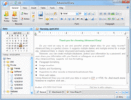 Advanced Diary screenshot